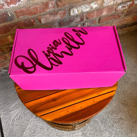 Olivia Miller Pink Platform Mules with Floral Embellishment - Picture 4 of 12